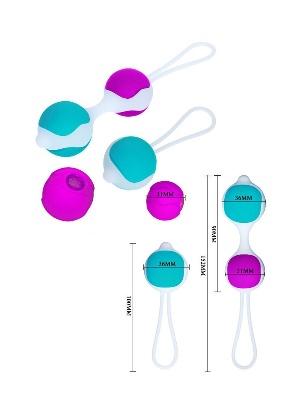 Pretty Love Orgasmic Balls Вагинальные шарики