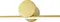 Настенный светильник Line 10291/1LED Gold Escada