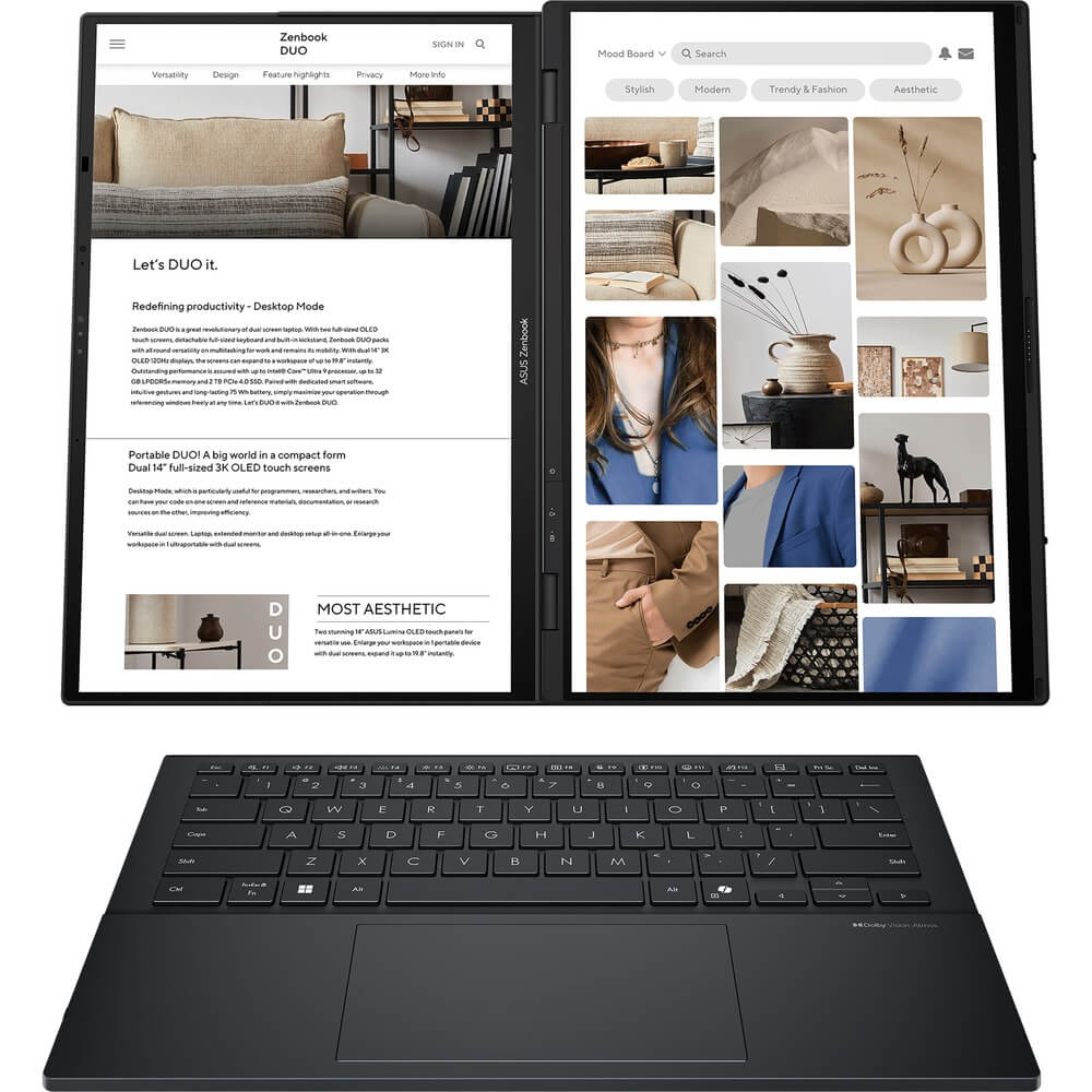 Ноутбук ASUS Zenbook Duo Touch UX8406CA-QL211X (90NB14X1-M00BD0)