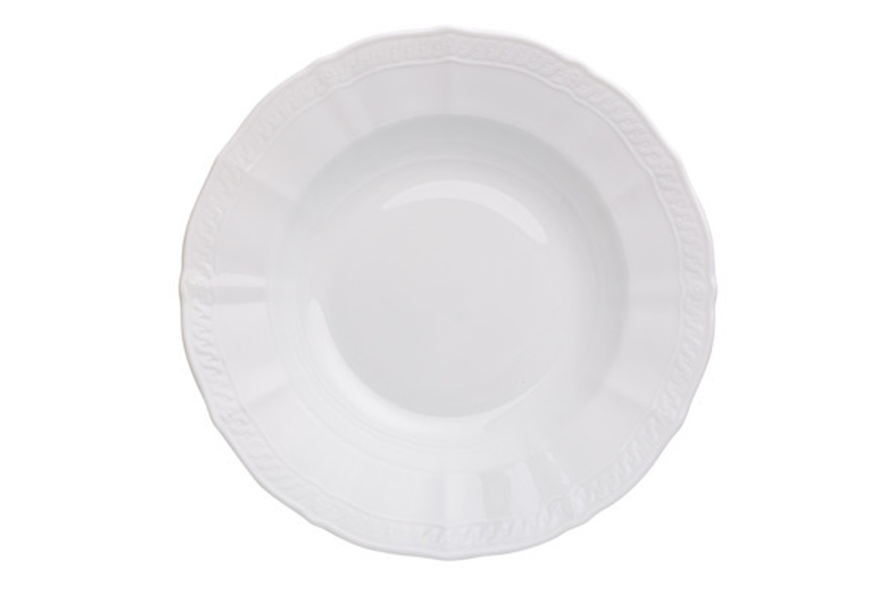 Тарелка суповая 24см Noritake Шер Бланк