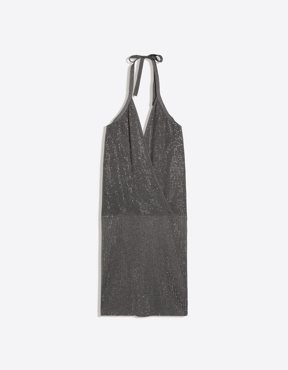 Мини-платье с блестящими элементами - BERSHKA