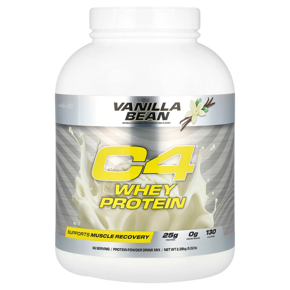 C4 / Cellucor, Сывороточный протеин C4®, ваниль, 2,28 кг (5,02 фунта)