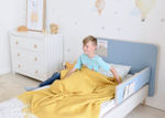 Кровать подростковая Soft (бежевый/голубой) 90*200 см