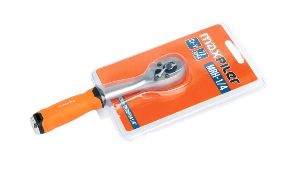 Ключ-трещотка 1/4'' (72 зуба) MRH-1/4 MaxPiler
