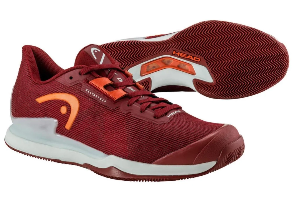 Теннисные кроссовки Head Sprint Pro 3.5 Clay - dark red/orange