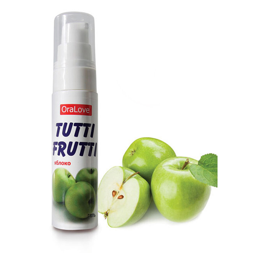 Оральный гель Tutti-Frutti со вкусом зеленого яблока (30 г) (Цвет: прозрачный)