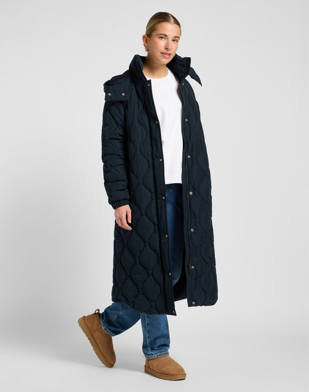 Куртка утепленная женская LEE LONG PUFFER UNIONALL