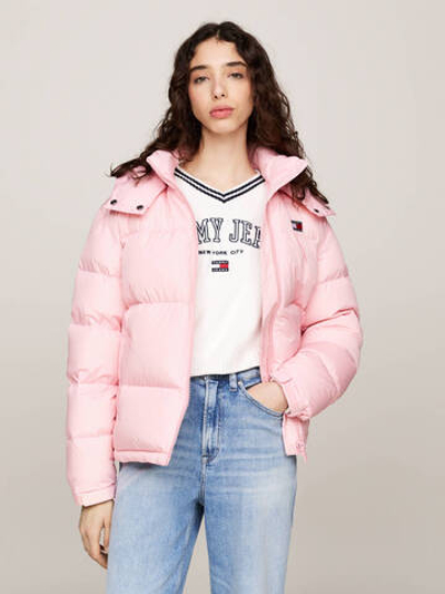 Пуховая куртка Tommy Jeans - розовый(DW0DW18610)