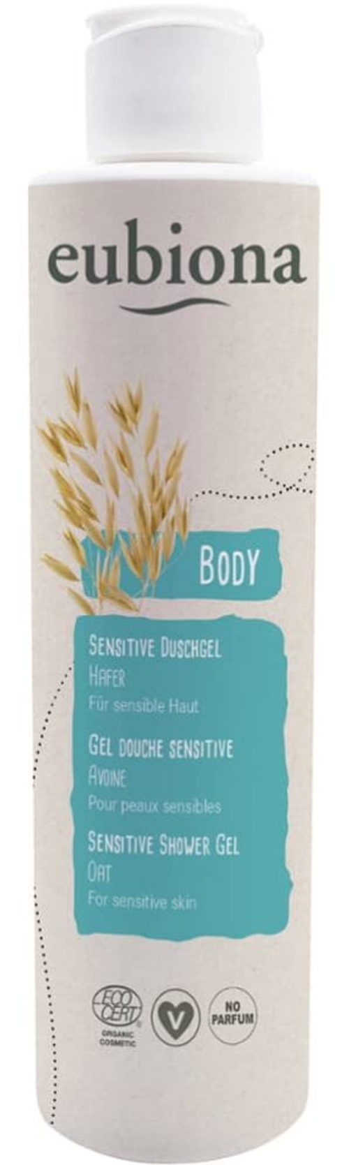 Гель для душа Oat Sensitive Eubiona, 200 мл