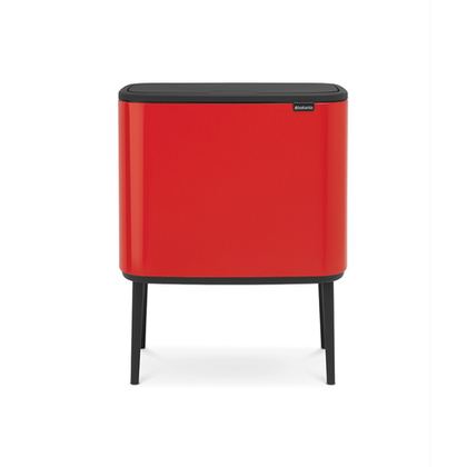 Мусорный бак Bo Touch Bin 3x11л Brabantia Пламенно-красный