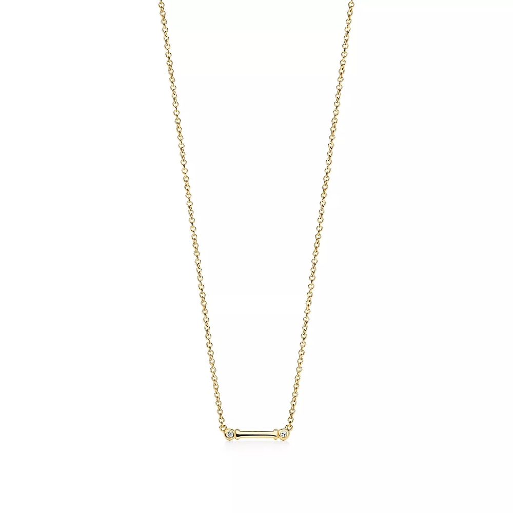 Подвеска из золота 18к(750 проба) с бриллиантами. Key bar, Tiffany ✨💝
