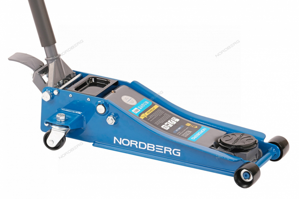 NORDBERG N32032 Домкрат подкатной, супернизкий подхват, педаль, 3,2 т
