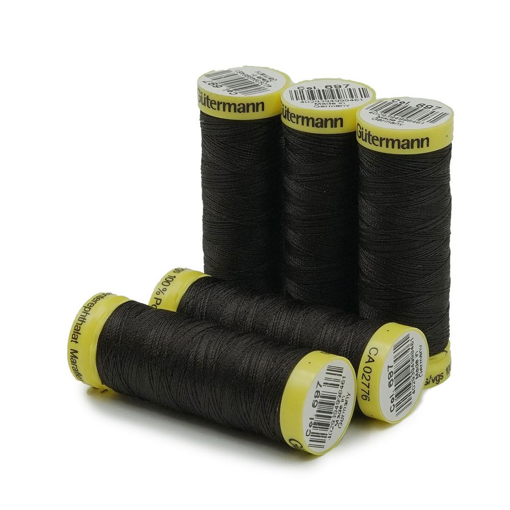 Нитки для трикотажа Gutermann Maraflex 120 (150 метров), 5 кат. | 697 венге