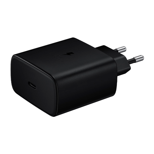 Сетевое зарядное устройство Samsung EP-TA845, USB-C + кабель Type-C, 45Вт, Black (Черный)