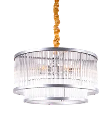 Люстра подвесная NewRgy 2471W/6 SIL+CL, 6×40 Вт, хромированная