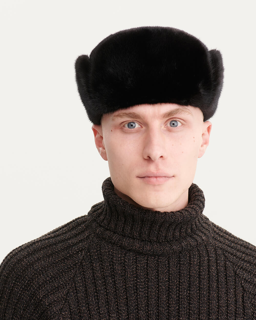 Шапка из меха норки