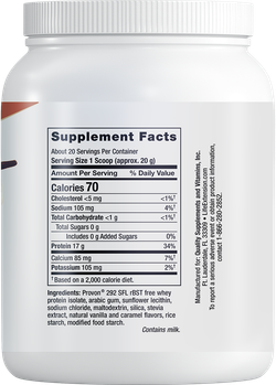 Wellness Code® Whey Protein Isolate Life Extension