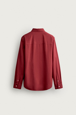 РУБАШКА RELAXED FIT С ЭФФЕКТОМ ПОТЕРТОСТИ — ZARA · 4209/302