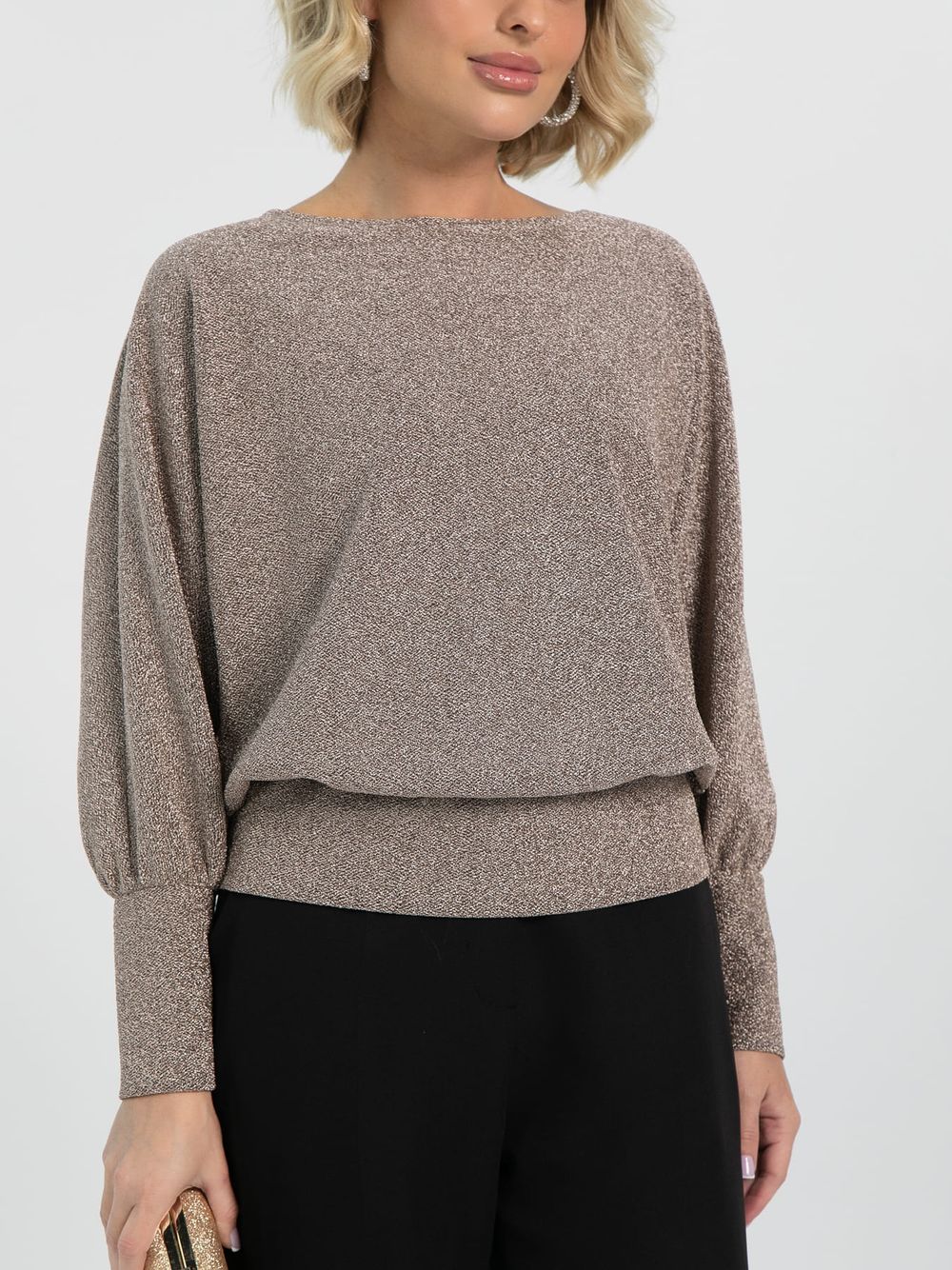 Блуза Гостья из будущего (золото) Б16420-19М LT Collection