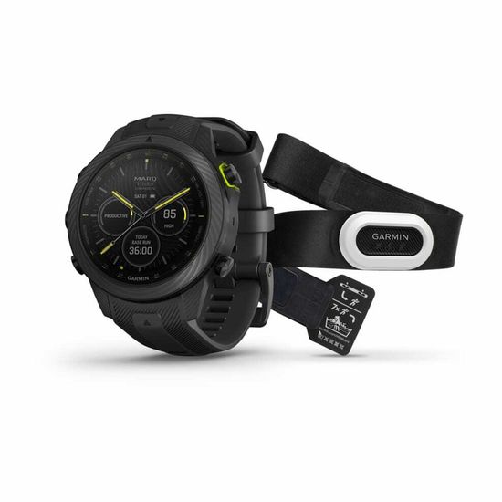 Люксовые мультиспортивные часы Garmin MARQ Athlete (Gen 2) Carbon Edition 010-02722-11