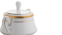 Сахарница 300мл Noritake Хэмпшир золотой кант