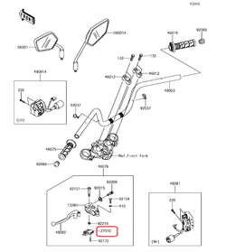 27010-1094. SWITCH,CLUTCH,BLACK