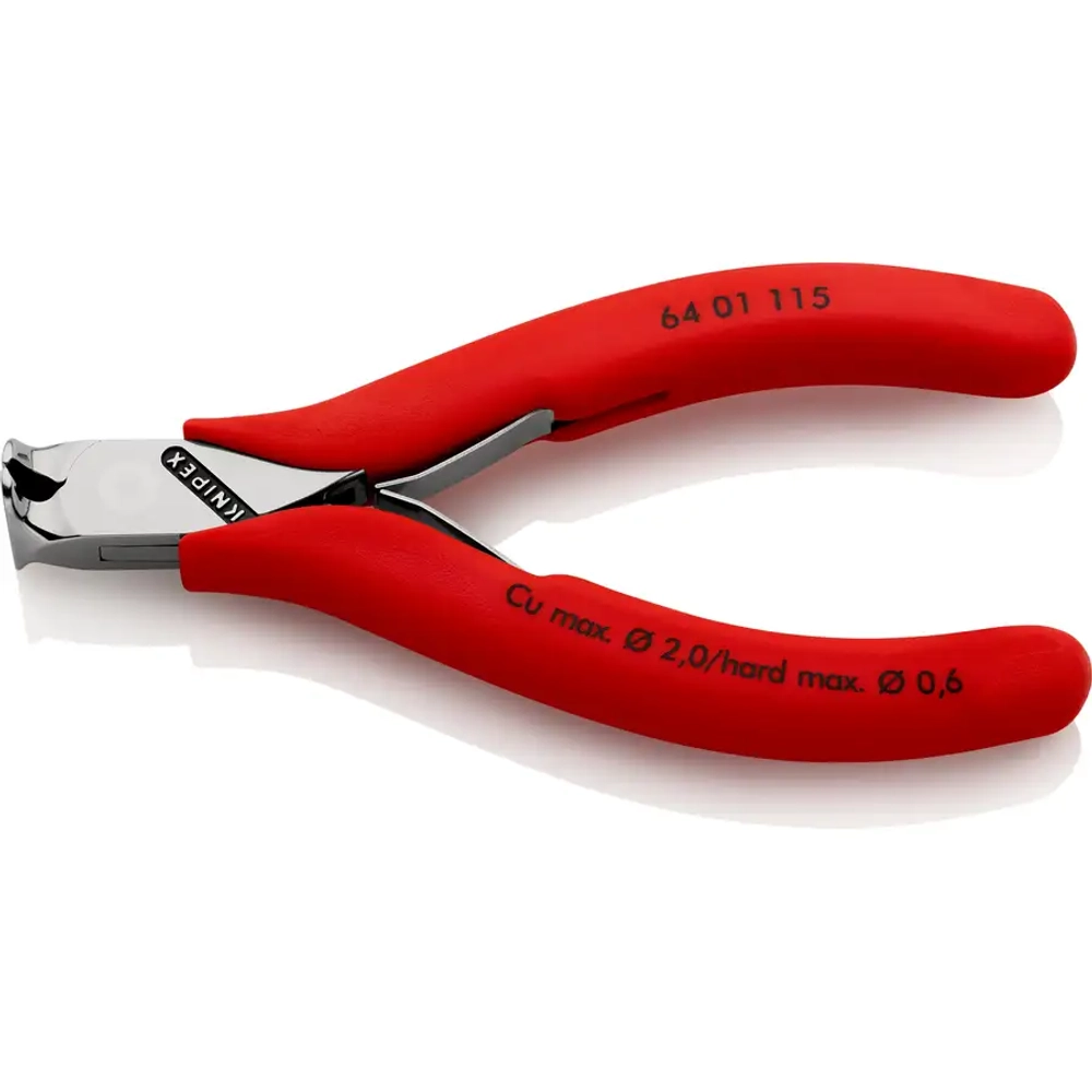 Кусачки торцевые для электроники 115 мм Knipex 64 01 115