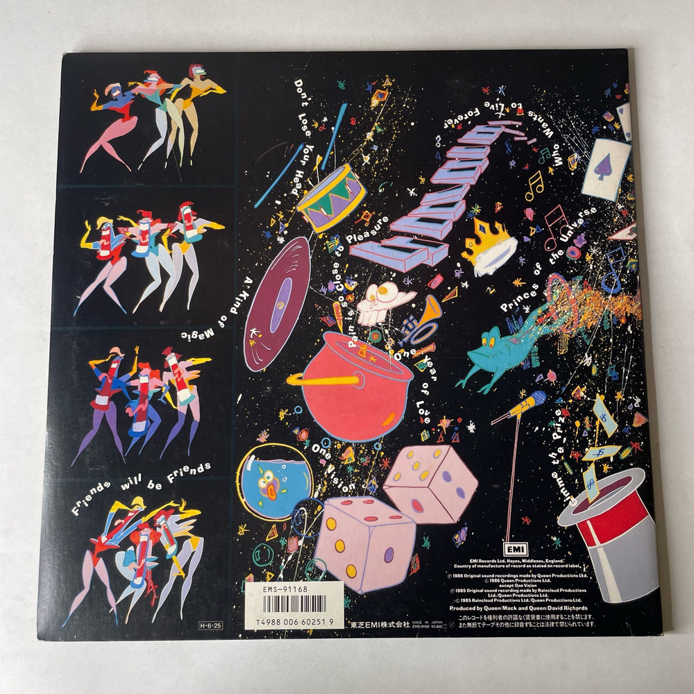 Винтажная виниловая пластинка LP Queen A Kind Of Magic (Япония 1986) (Оби)