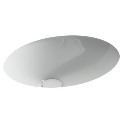 Раковина встраиваемая снизу Ceramicanova Эра (Era) 465x380x190 мм, с отверстием слива - перелива, белый, арт.CN15005