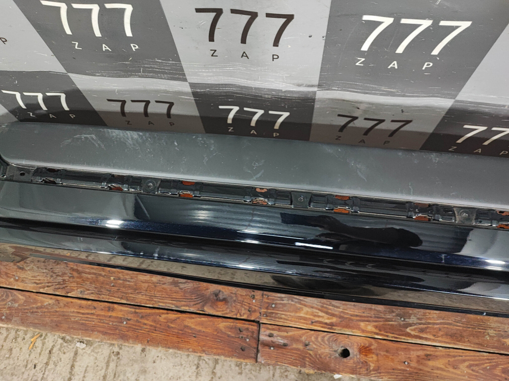 Юбка переднего бампера Toyota Land Cruiser 200 15-21 Б/У Оригинал PZ32160216C1