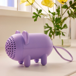 IKEA GREJSIMOJS  (ИКЕА ГРЕЙСИМОЙС)  -  Портативная колонка Bluetooth - мышка/фиолетовый