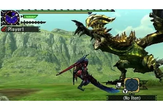 Monster Hunter Generations (3DS, Английская версия, Б/У)