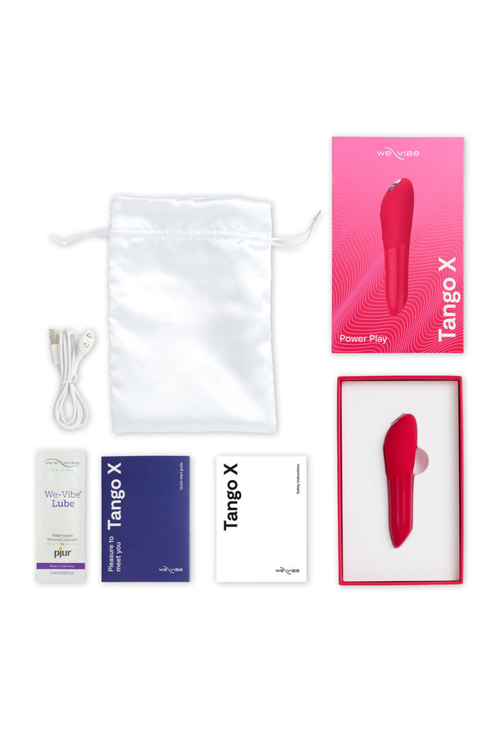Вибратор We-Vibe Tango X малиновый