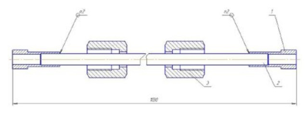 Рукав соединительный (с перех.) РАСКО САФП.302656.006 для ДСП