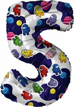 Р Цифра 5 Космонавтики 32''/81 см