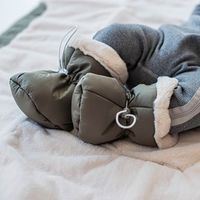 Сапожки на меху "Хаки" 0+