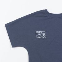 Платье-футболка оверсайз "Вb team" Графит