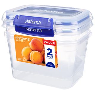 Набор герметичных контейнеров Sistema "KLIP IT+" 1,49 л, 2шт.