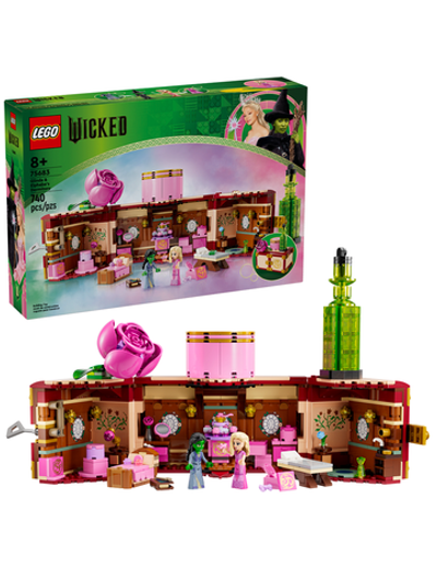 Конструктор Лего Викед Общежитие Глинды и Эльфабы | LEGO Wicked Glinda & Elphaba Dormitory 75683, 740 деталей (8+)