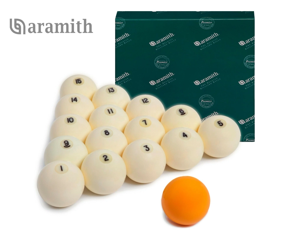 Шары Aramith Premier РП 68мм (Жёлтый биток)