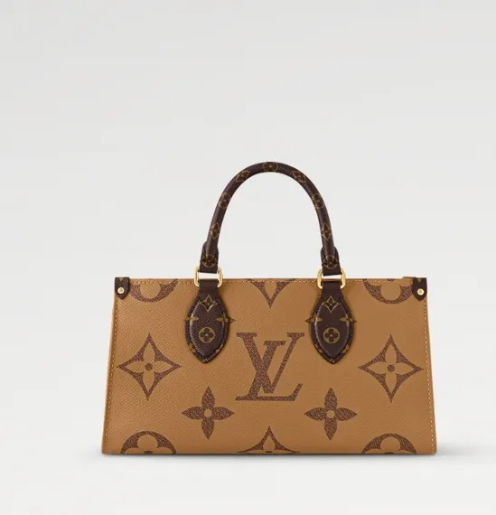 Женская сумка-тоут Louis Vuitton On The Go East West из двух видов канвы Monogram