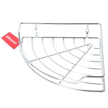 Полка угловая хромированная Besser BS 0435C (21,5х21,5х5 см)