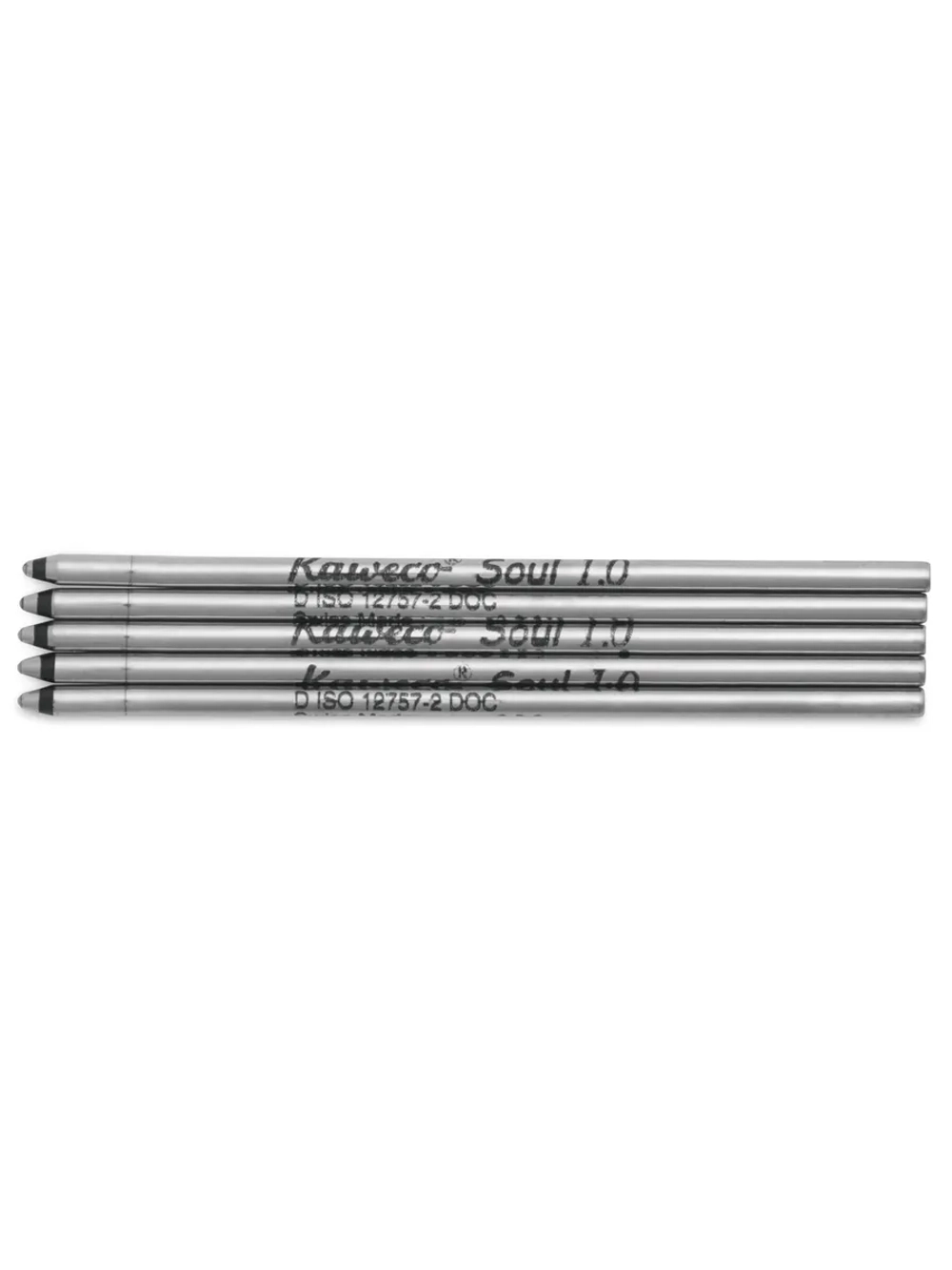 Набор стержней для шариковых ручек Kaweco D1 5 шт 1.0 мм черный (10000371)