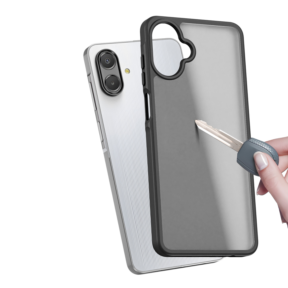 Матовый чехол черного цвета для Samsung Galaxy A08 4G, Galaxy A07 (4G, 5G) и Galaxy A06 (4G, 5G), серия Yind Series от Dux Ducis