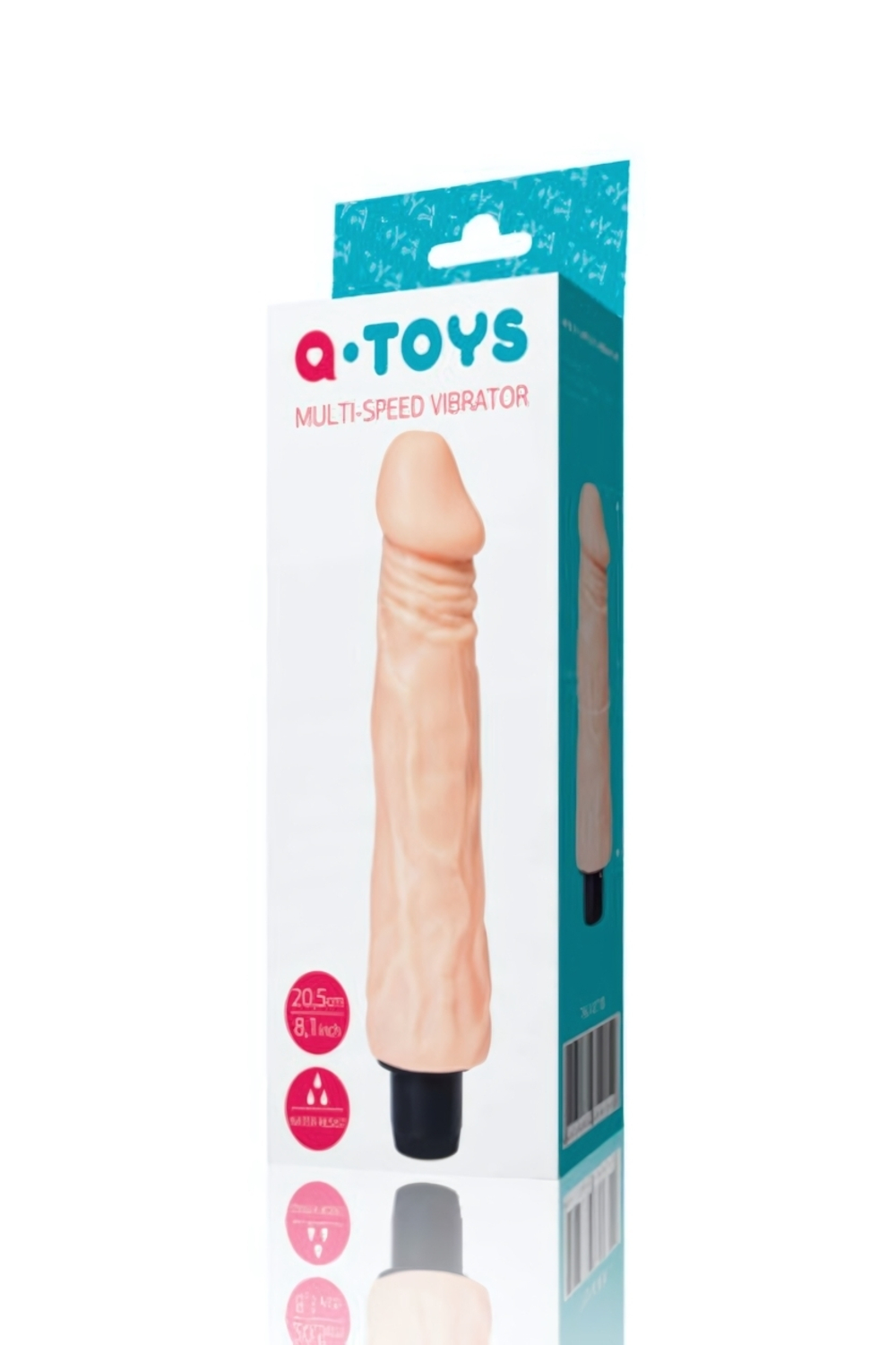 Классический вибратор A-Toys "Multi - Speed" (Цвет: телесный)