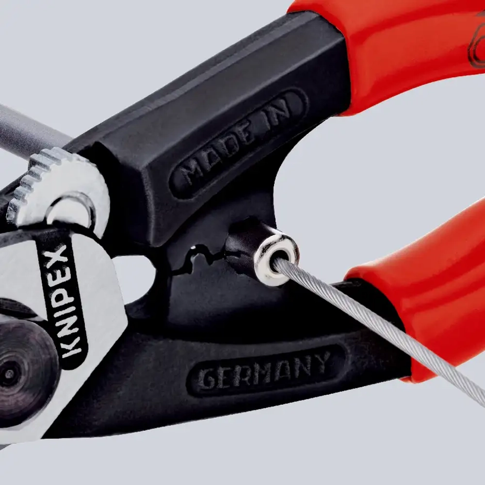 Ножницы для резки проволочных тросов 190 мм Knipex 95 62 190 SB