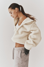 Спортивная куртка из плюша Loose Fit - H&M