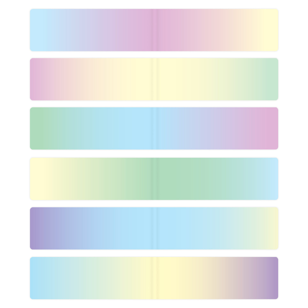 Закладки для книг МАГНИТНЫЕ, "GRADIENT", набор 12 шт., 60x20 мм, BRAUBERG, 113170