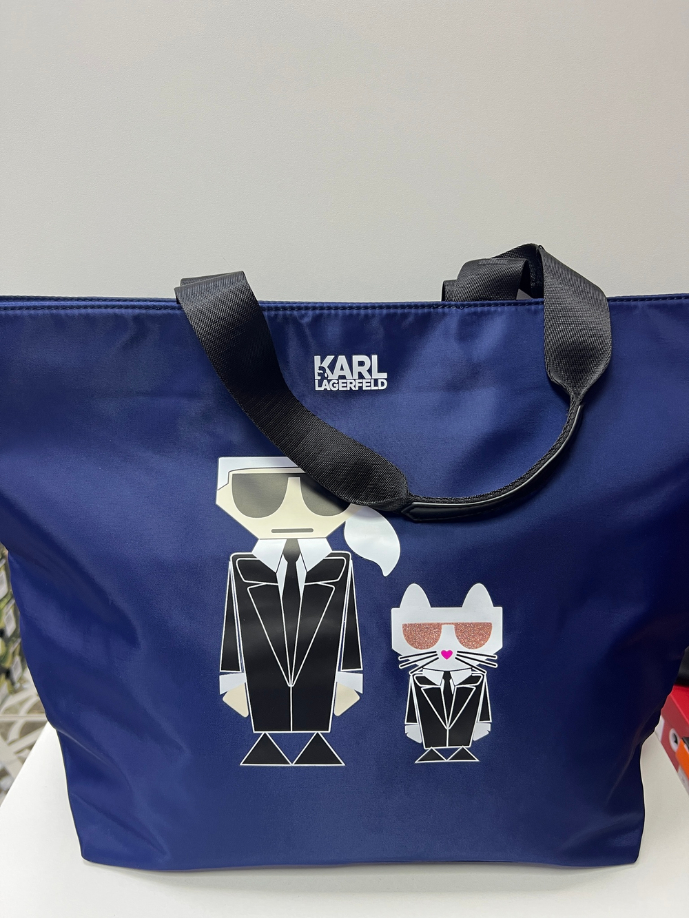 Шоппер Karl синий