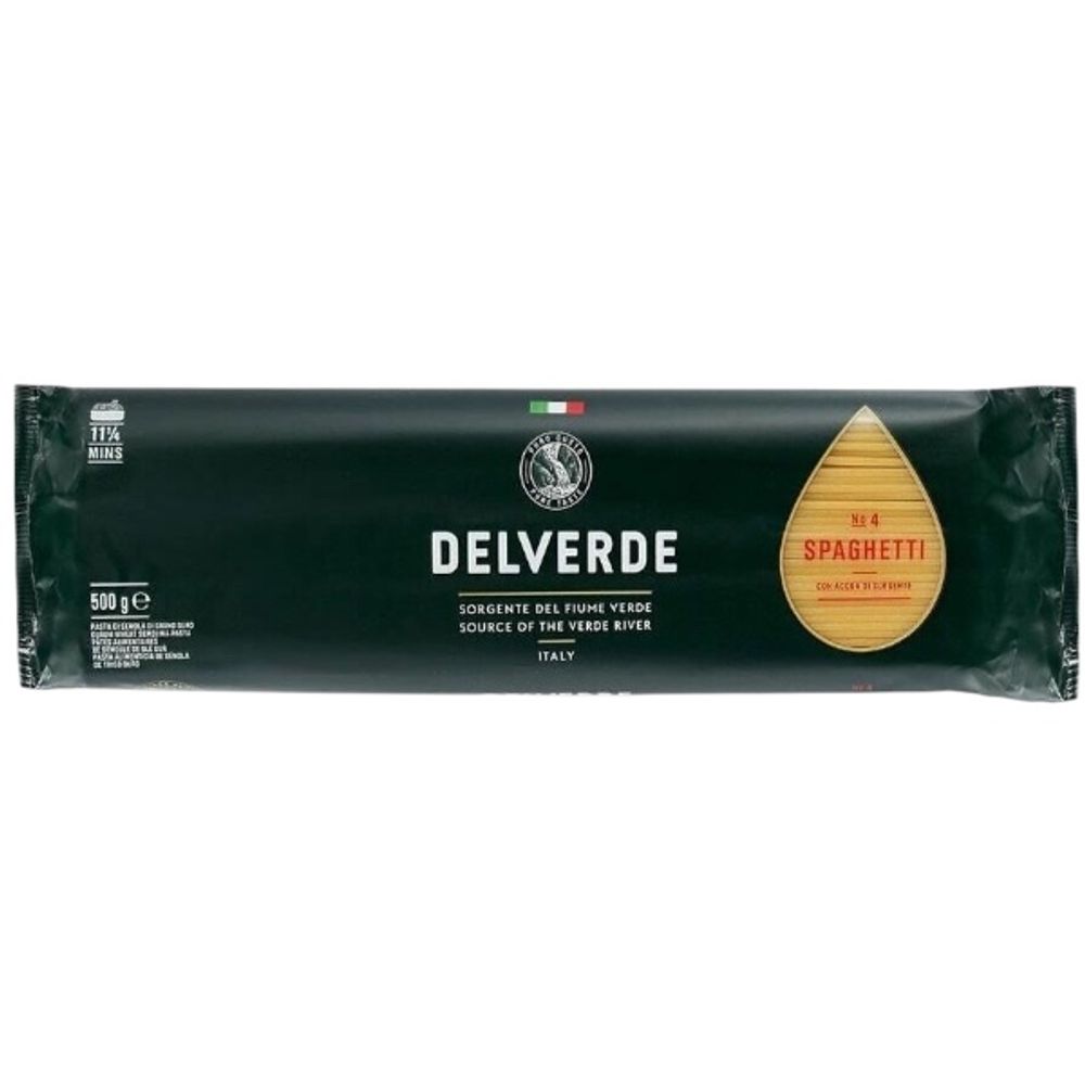 004 Макаронные изделия  Спагетти, "Del Verde" 500г * 24 уп.